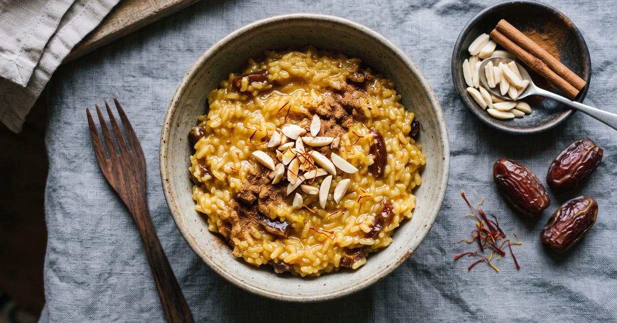 Sholeh Zard, Persian Saffron Rice Pudding
