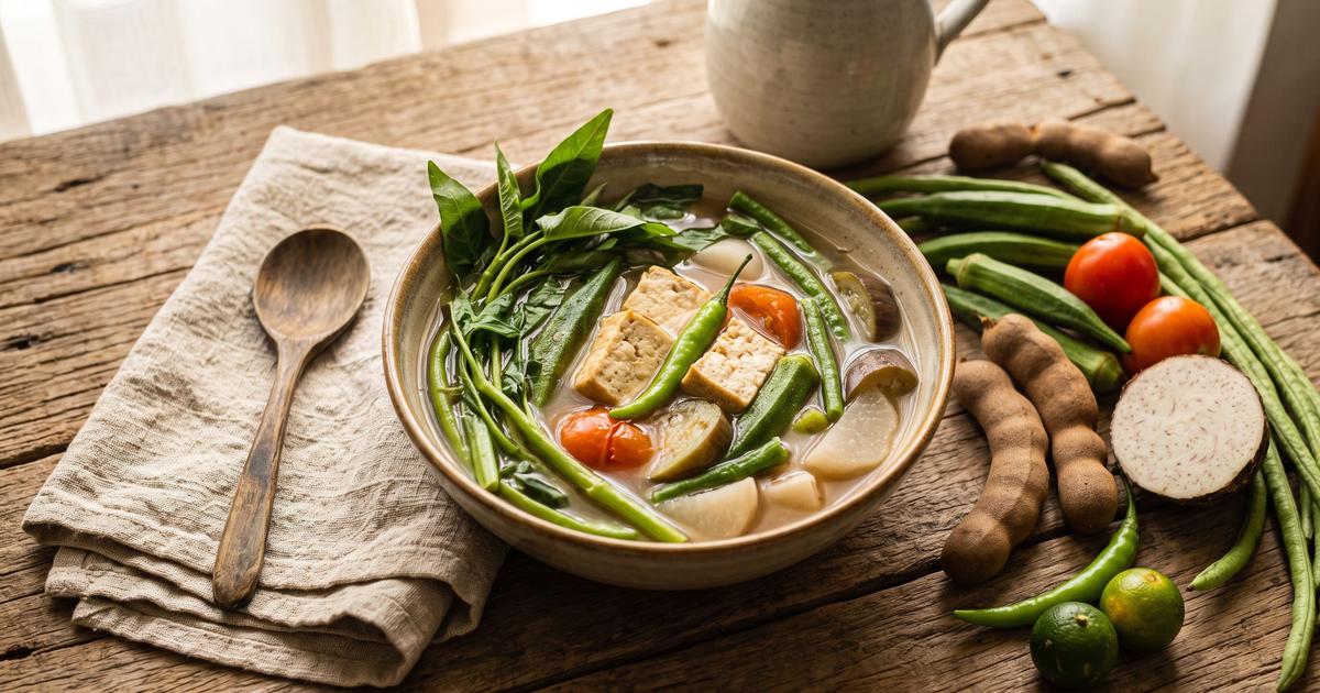 Sinigang na Gulay, Filipino Sour Vegetable Soup
