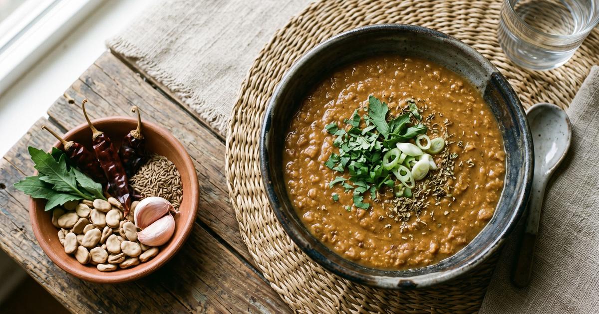 Sopa de Habas, Mexican Fava Bean Soup