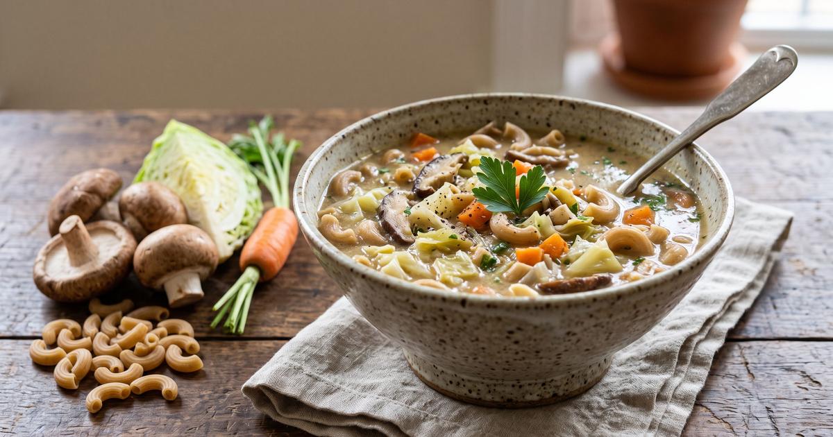 Sopas, Filipino Vegetable Macaroni Soup