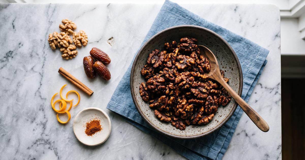 Spiced Candied Walnuts