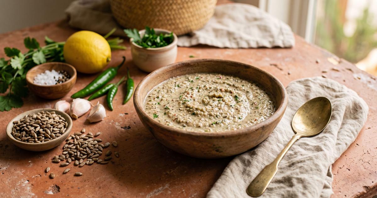 Suf, Ethiopian Sunflower Seed Sauce