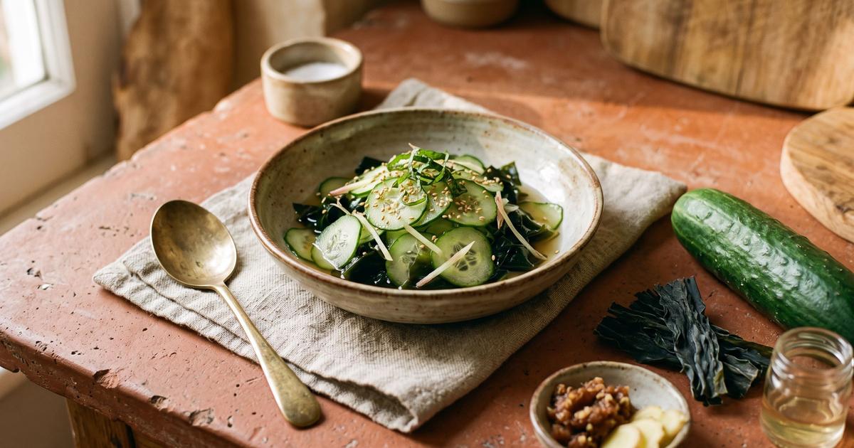 Sunomono (Cucumber and Wakame)