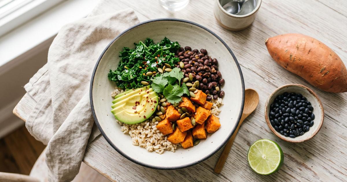 Sweet Potato and Black Bean Bowl