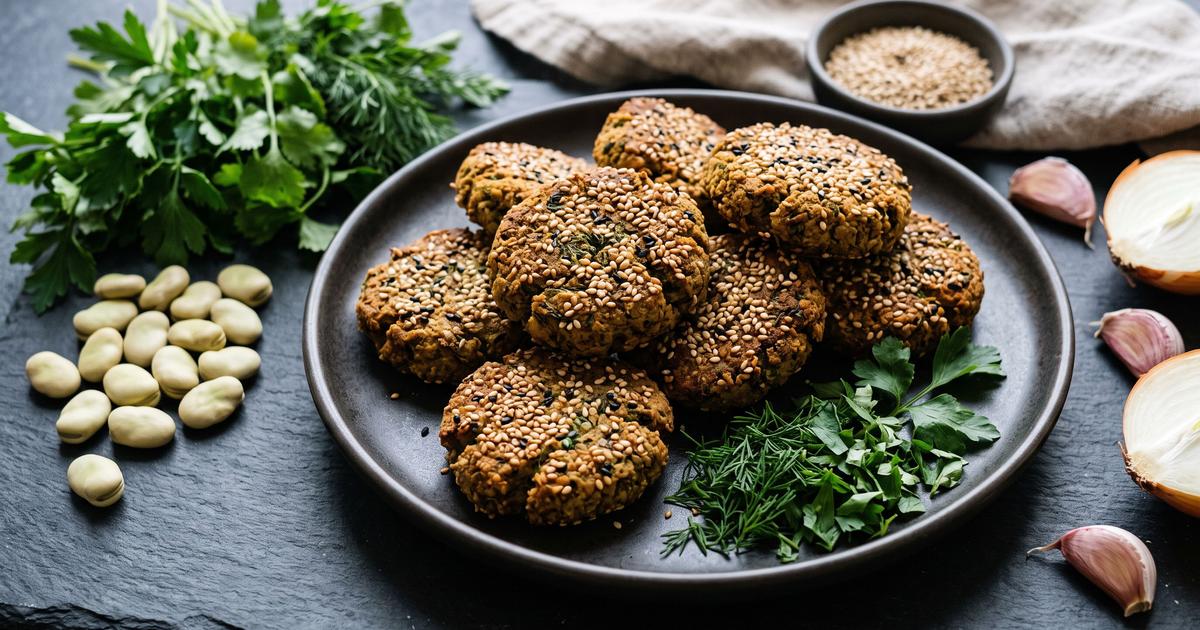 Ta'ameya, Egyptian Baked Fava Fritters