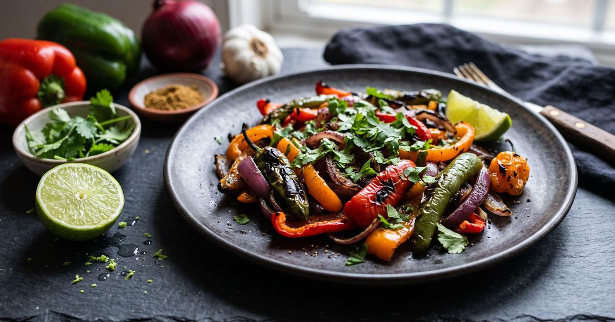 Tex-Mex Fajita Peppers and Onions