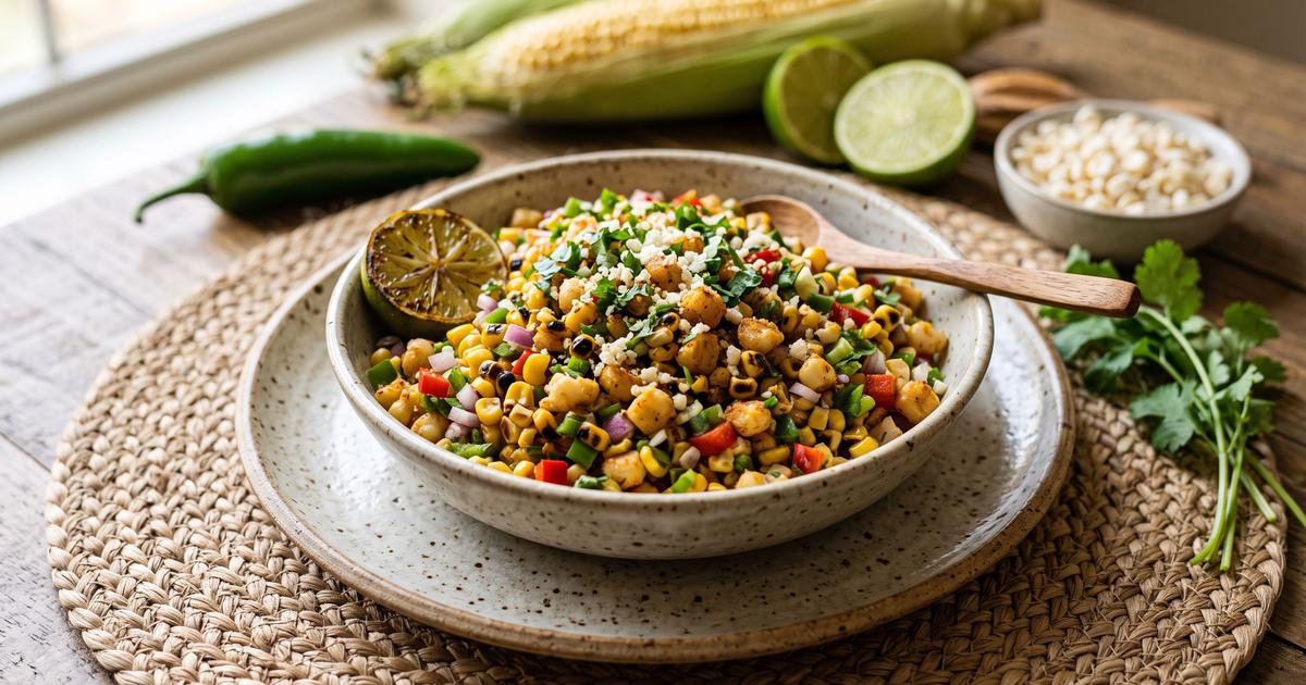 Tex-Mex Fiesta Corn Salad