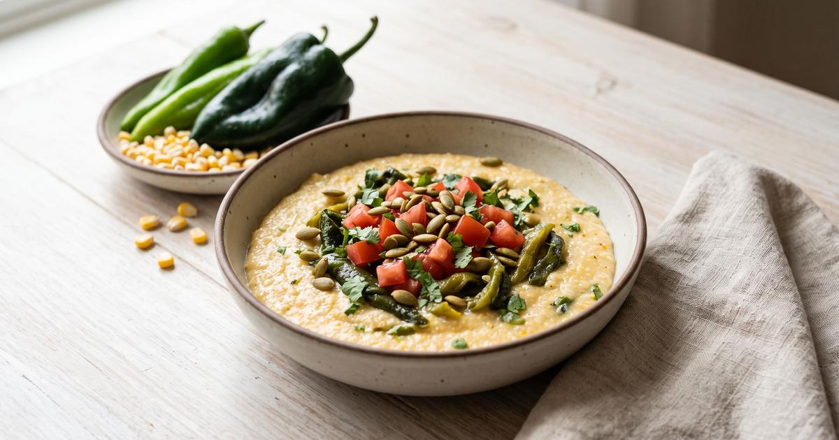 Tex-Mex Green Chile Grits