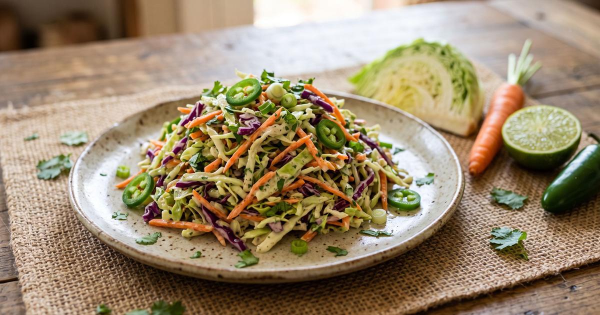 Tex-Mex Jalapeno Ranch Slaw