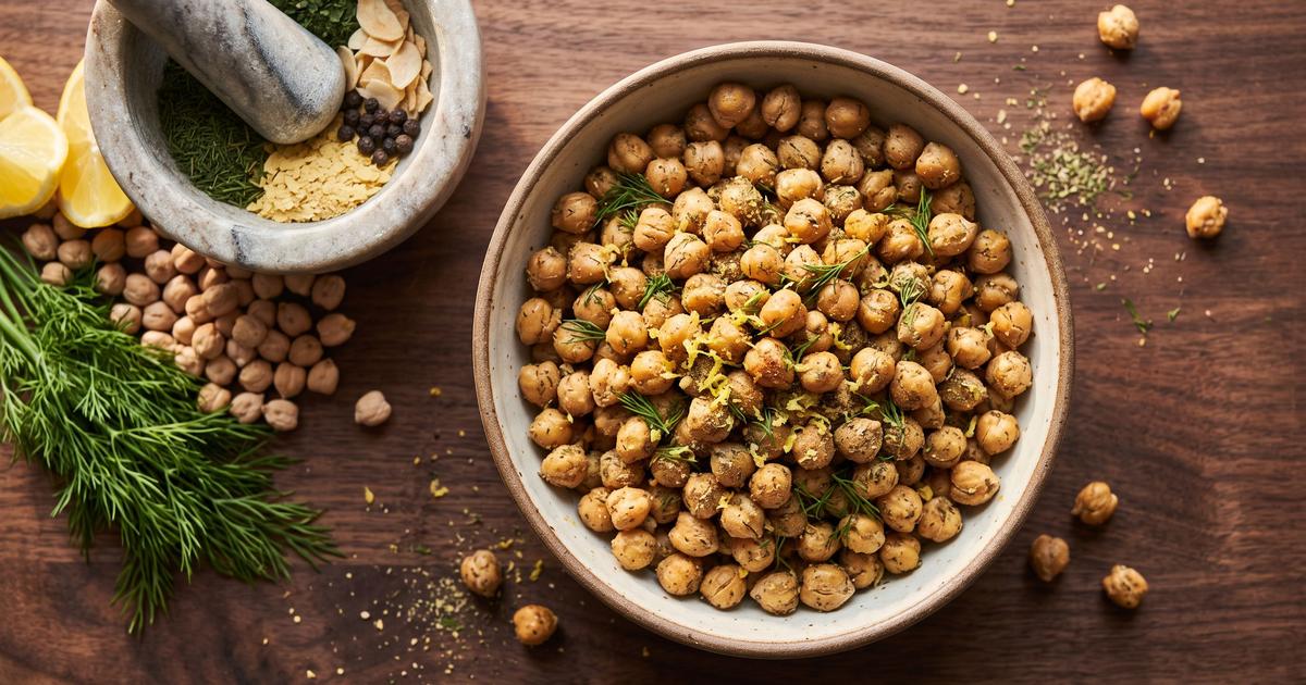 Tex-Mex Ranch Roasted Chickpeas