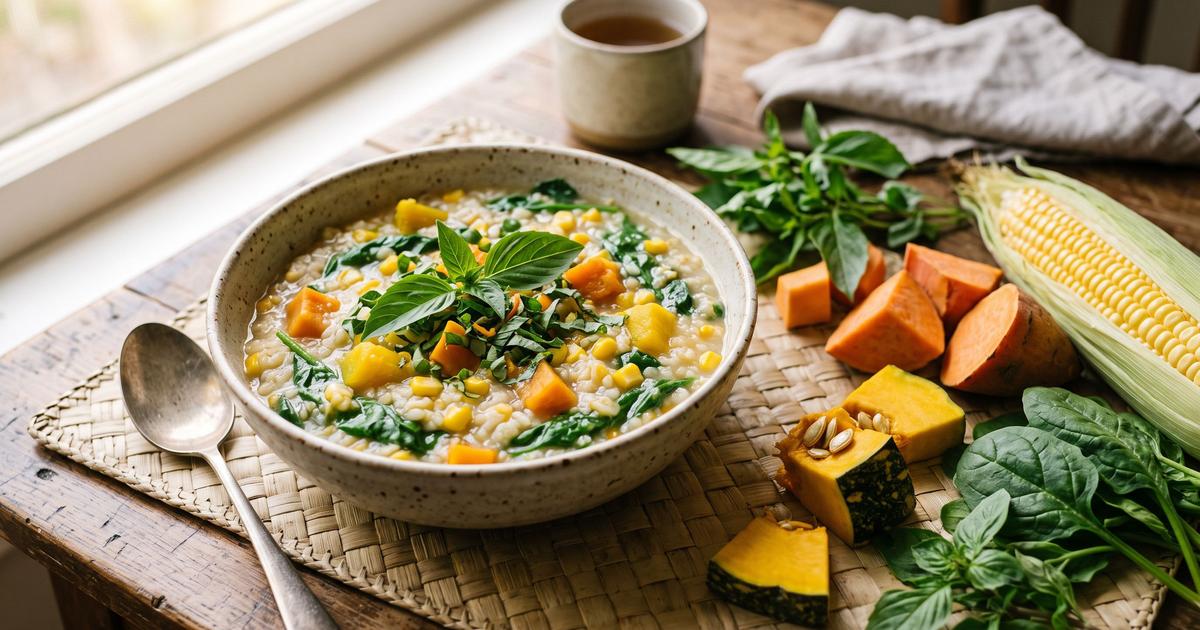 Tinutuan, Manadonese Vegetable Rice Porridge