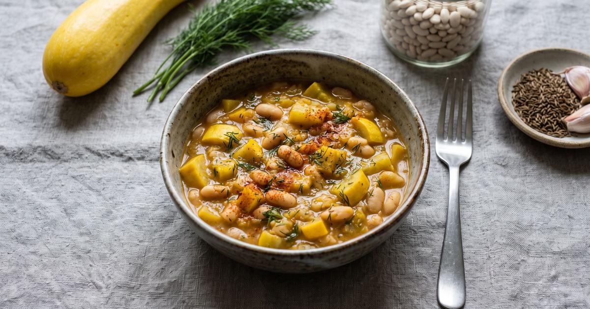 Tökfőzelék, Hungarian Creamy Dill Squash