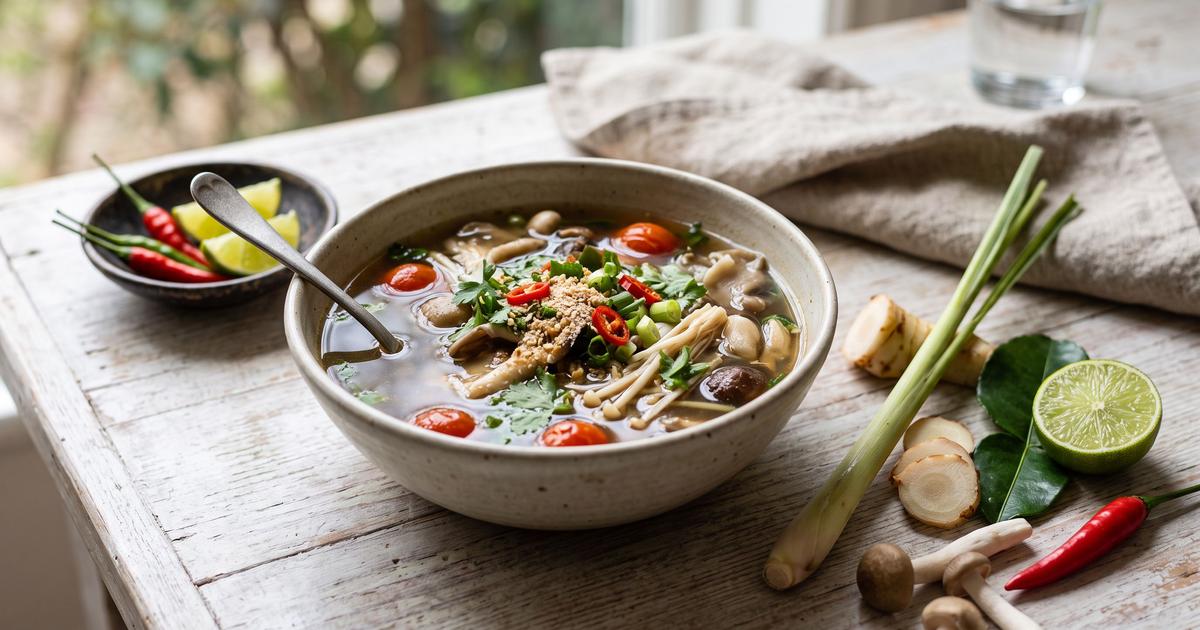 Tom Sap Het, Isan Sour Mushroom Soup