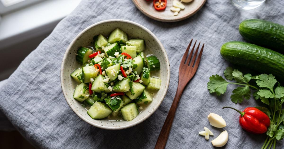 Cucumber Chow, Trinidadian Style