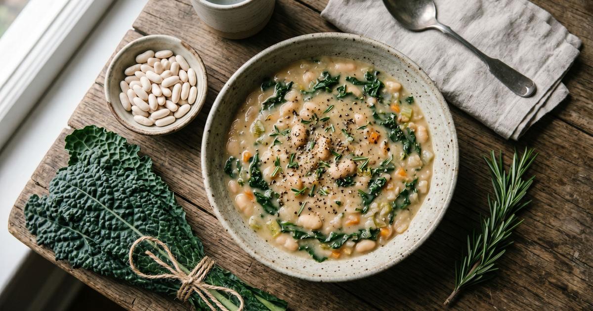 Tuscan White Bean and Kale Soup