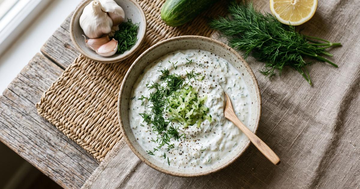 Tzatziki, Greek Cucumber Yogurt Dip