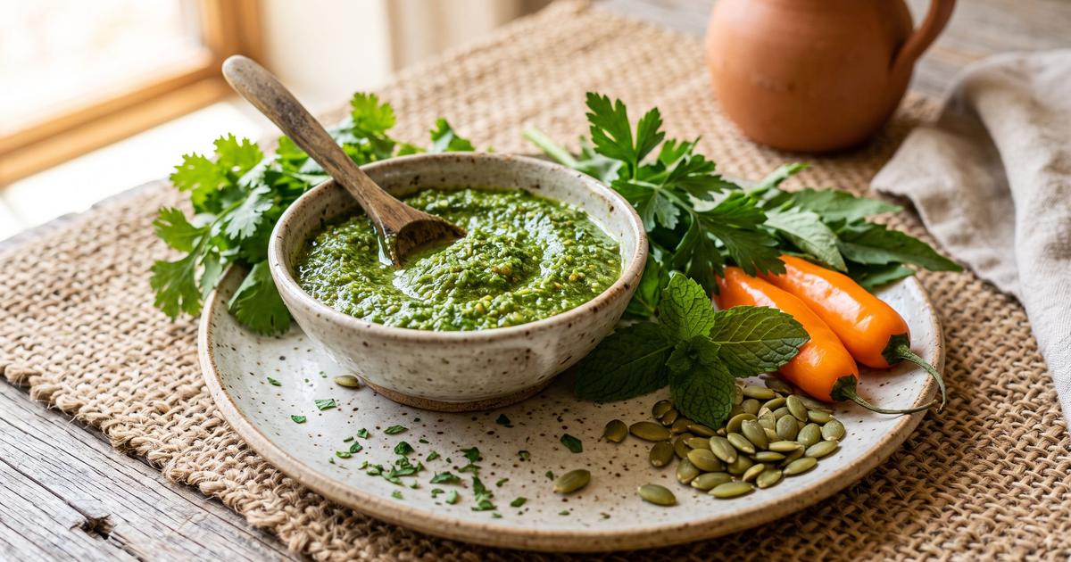 Uchucuta, Andean Herb Sauce