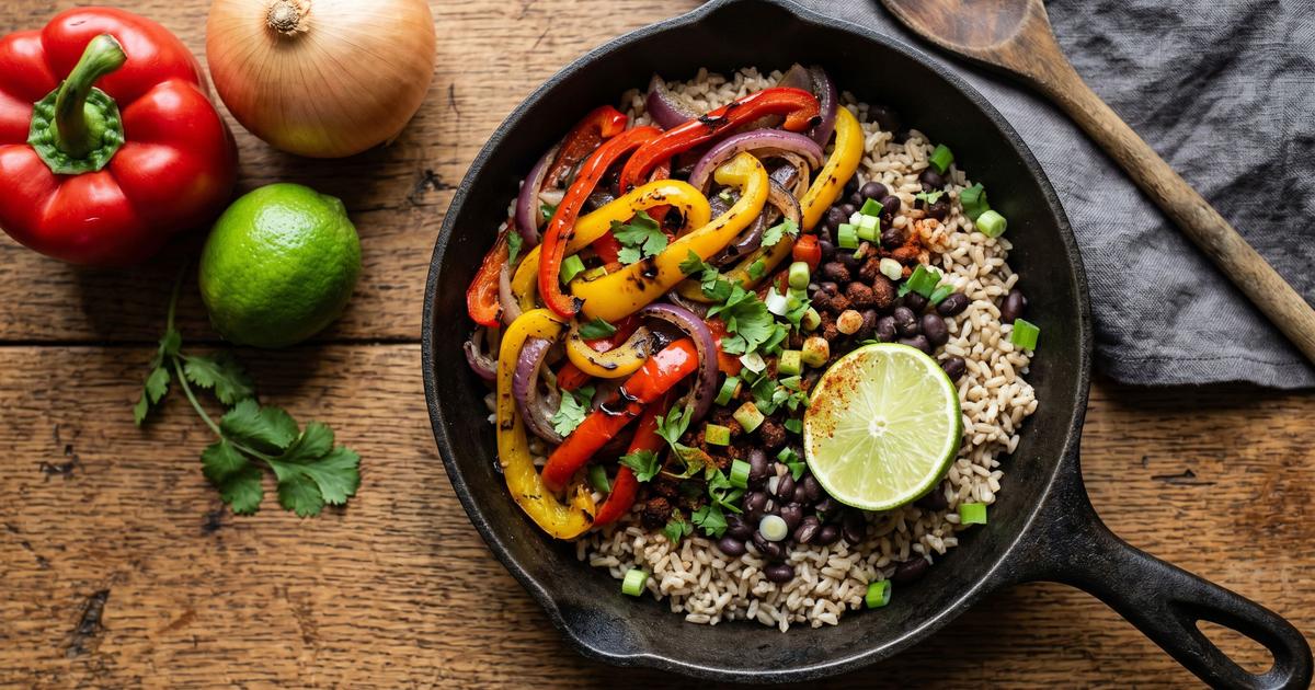 Vegetable Fajita Bowl
