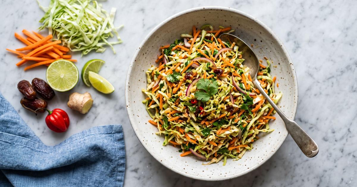 West African Cabbage Slaw with Scotch Bonnet