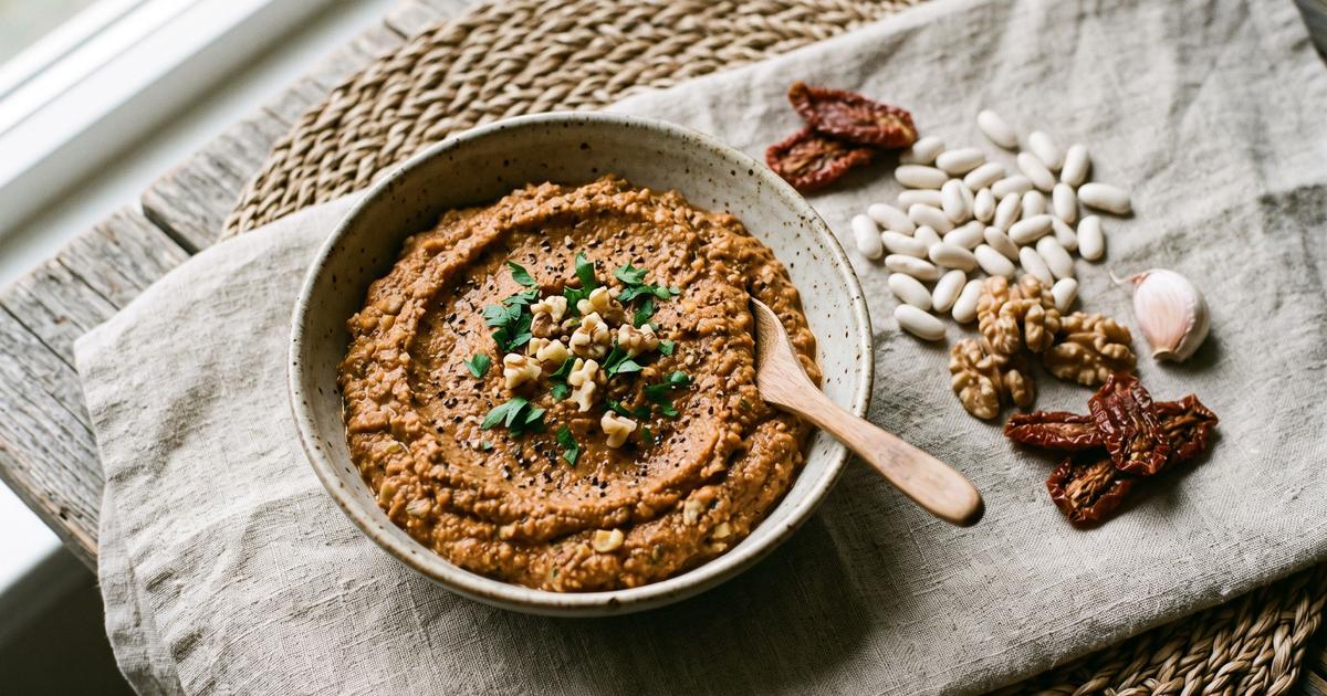 White Bean and Sun-Dried Tomato Spread