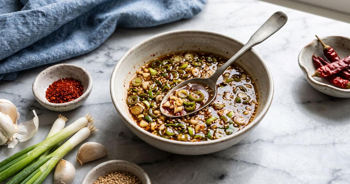 Yangnyeomjang, Korean Scallion and Sesame Sauce
