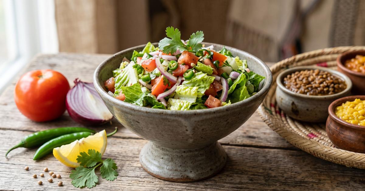 Ye'abesha Selata, Ethiopian House Salad