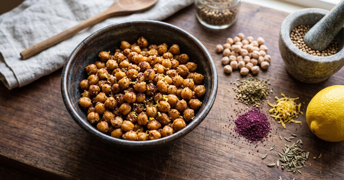 Za'atar Roasted Chickpeas