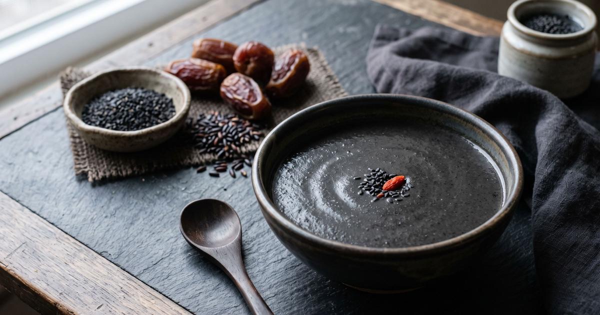 Zhi Ma Hu, Black Sesame Soup