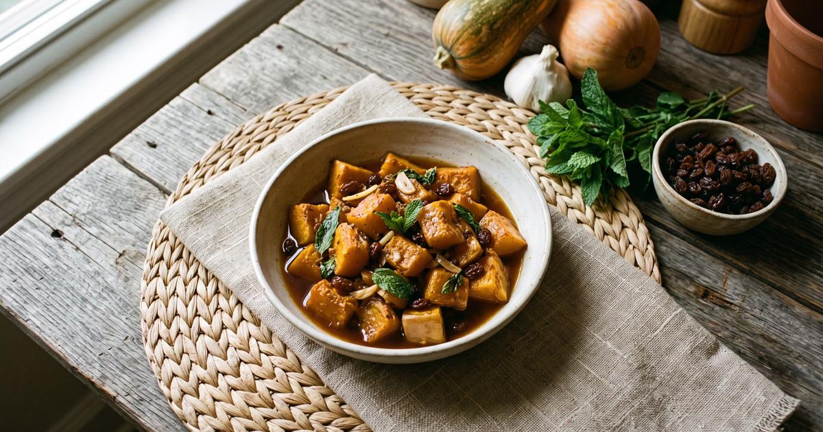 Zucca in Agrodolce, Sicilian Sweet-and-Sour Squash